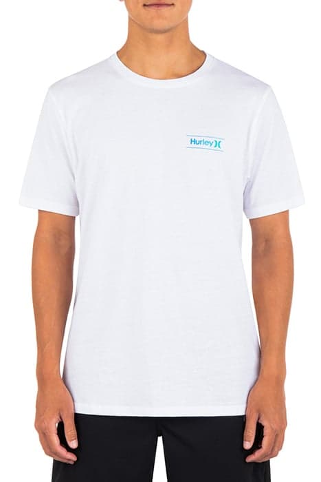 EVD OAO SLASHED SHORT SLEEVE WHITE by Hurley