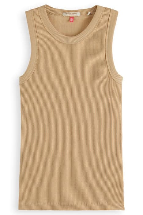 RACER TANK MOCCA by Scotch & Soda