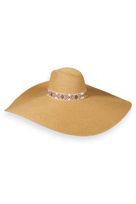 BIG STRAW HAT WITH STRAP SEASTONE by Scotch & Soda