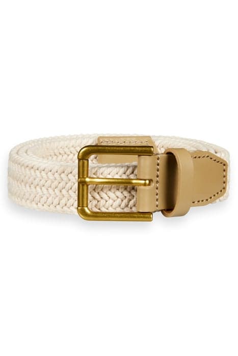 LEATHER TRIMMED CANVAS CORD BE PEBBLE by Scotch & Soda