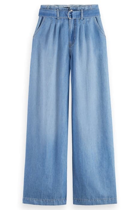 THE DAZE PAPER BAG WIDE LEG PANT — SEA SHELLS by Scotch & Soda