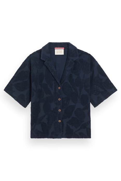 JACQUARD TOWELING CAMP SHIRT NIGHT by Scotch & Soda