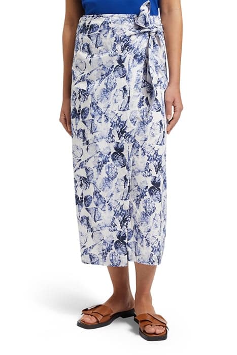 PRINTED MIDI-LENGTH SARONG SHELL BATIK BLUE by Scotch & Soda