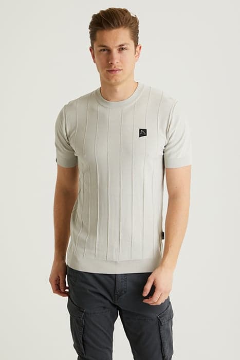 VERTIC TEE LIGHT GREY by CHASIN’