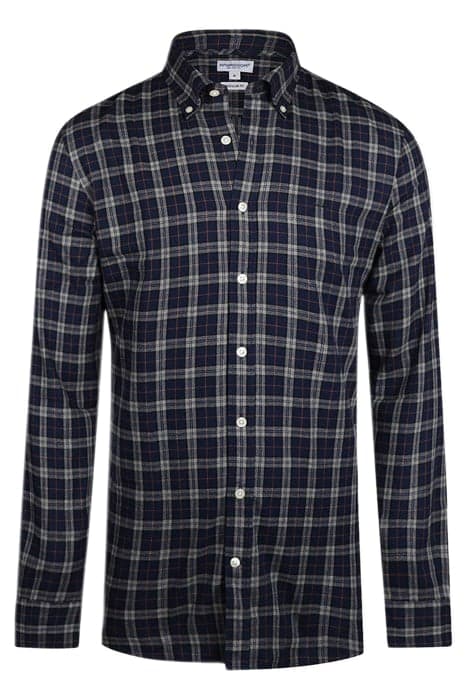 CLASSIC Y/D CHECK SHIRT NAVY by McGregor