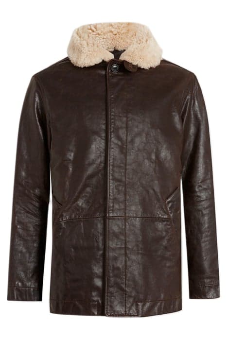 DAVEY JACKET - N-1 DECK INSPIRED JACKET MUD BROWN by John Varvatos