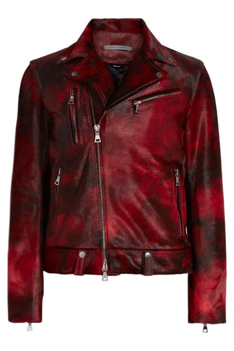 SLIM FIT ASYMMETIRIC ZIP CLOSURE BIKER J TOMATO by John Varvatos