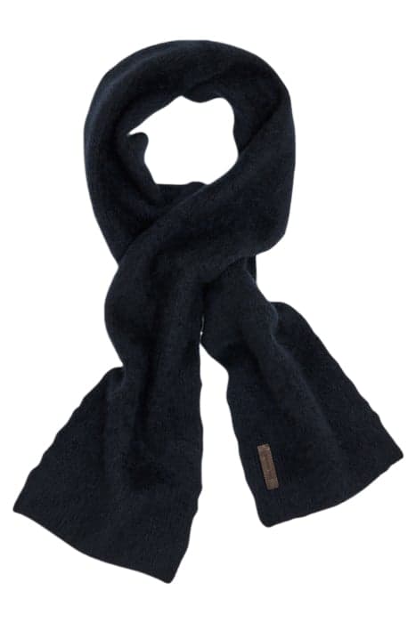 LEA BRUSHED CASHMERE SCARF BLACK by John Varvatos