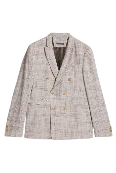 PEAK LAPEL DB JACKET WITHSD VENTS ECRU by John Varvatos