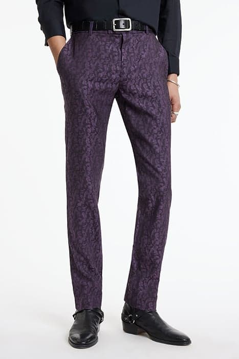 SLIM FIT PANTS WITH WELT HIP POCKET AND PURPLE HAZE by John Varvatos