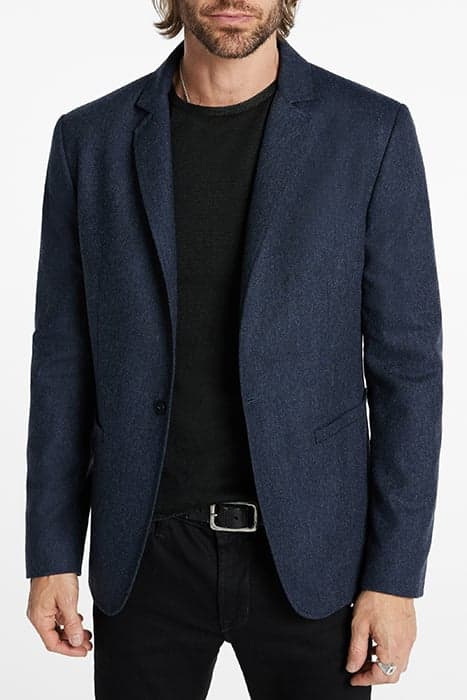 WILLET - ONE BUTTON SKINNY NOTCH LAPEL S NAVY by John Varvatos