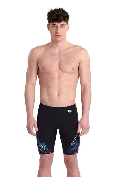 MEN'S SWIM JAMMER ALLOVER BLACK-MULTI by Arena