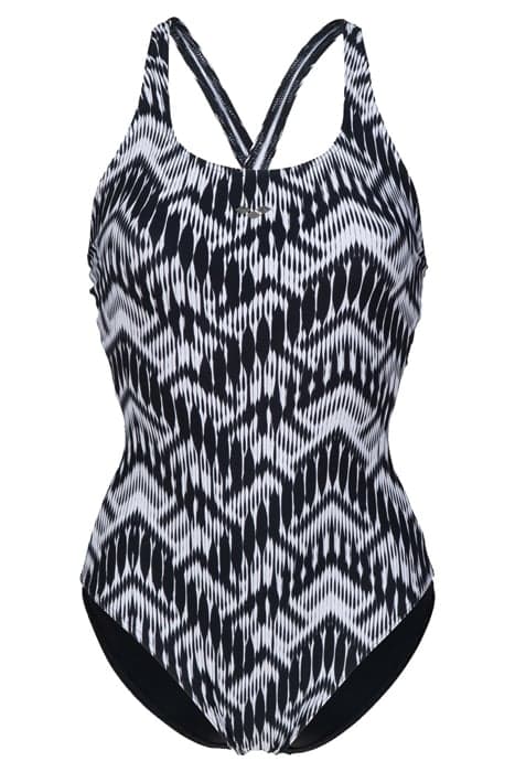 WOMEN'S BODYLIFT SWIMSUIT EMMA CRADLE BA BLACK MULTI-BLACK by Arena