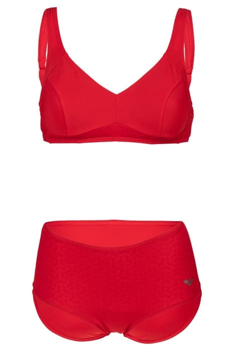 WOMEN'S BODYLIFT SWIMSUIT MANUELA TWO PI RED by Arena