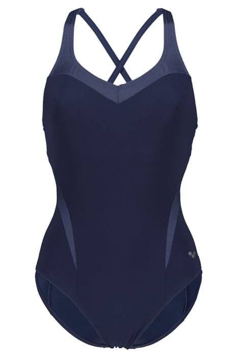 W ISABEL LIGHT CROSS BACK ONE PIECE R NAVY-BRIGHT BLUE by Arena