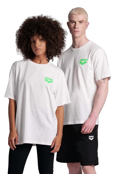 T-SHIRT GRAPHICS MPH WHITE-ACID GREEN by Arena