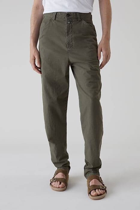 DOVER TAPERED PANTS CHARD GREEN by Closed