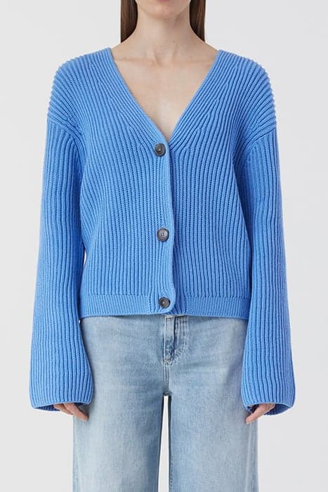 V CARDIGAN LONG SLEEVE CHAMBRAY BLUE by Closed