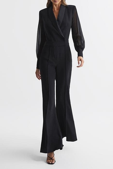 LENNON-TUX JUMPSUIT BLACK by Reiss