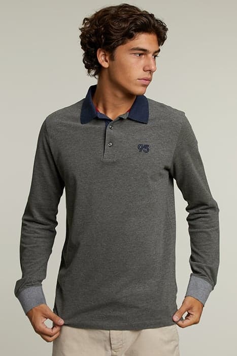 CUSTOM FIT COTTON POLO WOODSTOCK MIX by River Woods