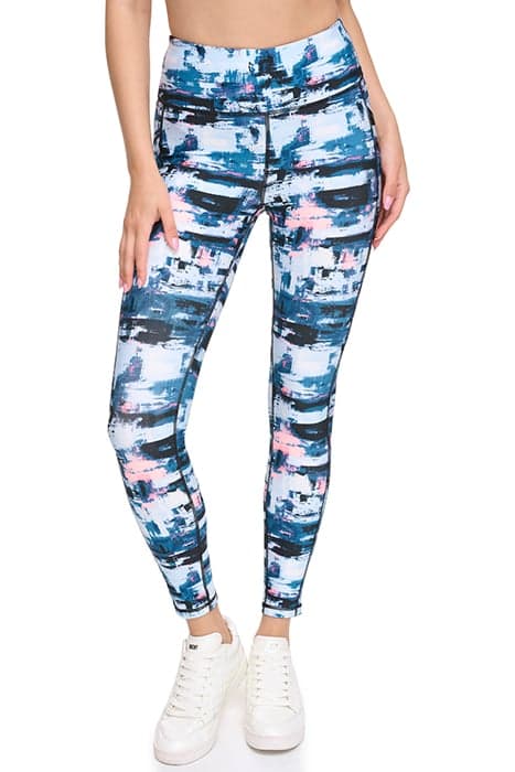 PRINTED HIGH WAIST 7 PSDN BLURRD LGHTS by DKNY