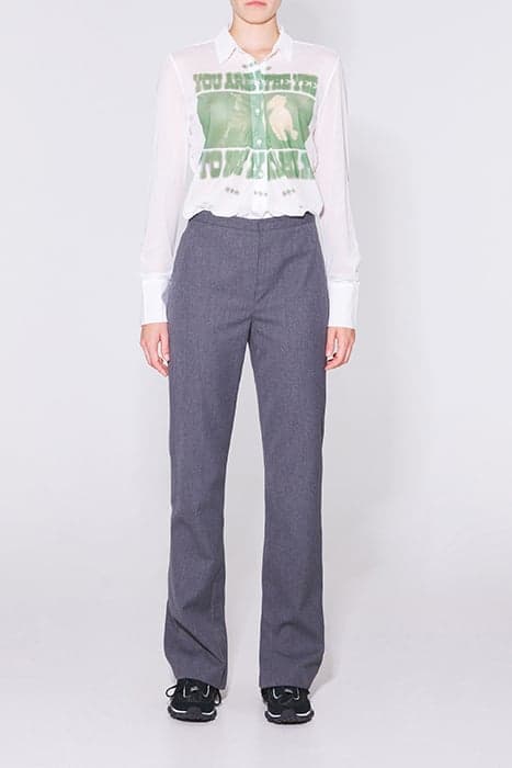 GRAY STRAIGHT-CUT SUIT PANTS by Bimba y Lola