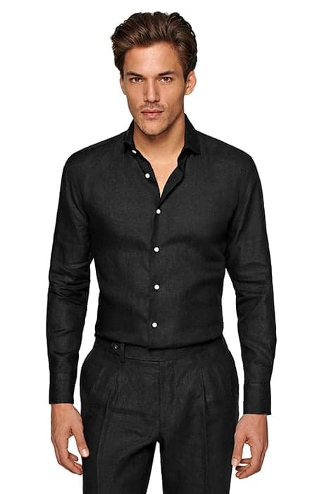 BLACK SLIM FIT SHIRT by Suitsupply