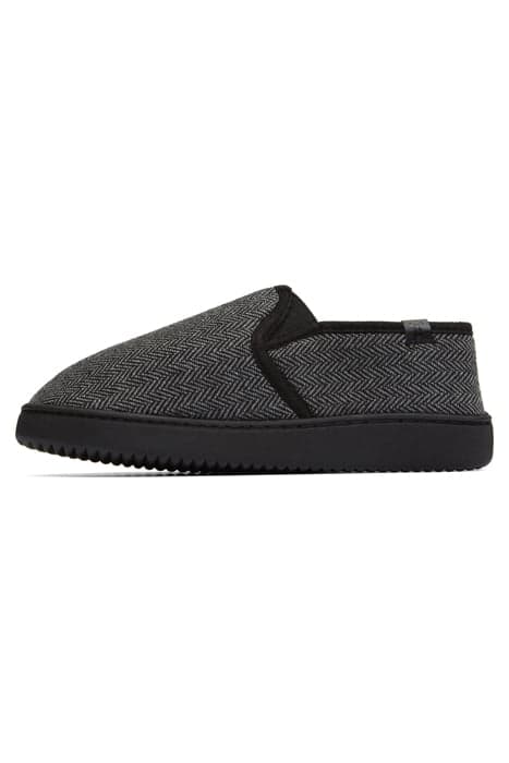 HOME SHOES HERRINGBONE BLACK by ASPACT