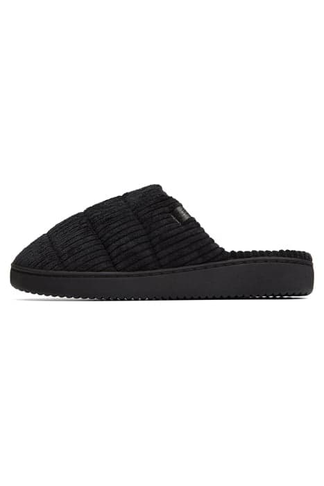 HOME SLIPPERS CORDUROY BLACK by ASPACT