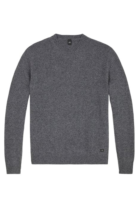 POWELL | MERINO CASHMERE SWEATER DARK GREY MELANGE by WAHTS