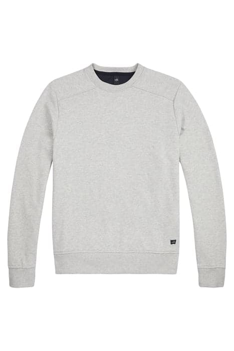 MOORE | CREW NECK SWEATER LIGHT GREY MELANGE by WAHTS