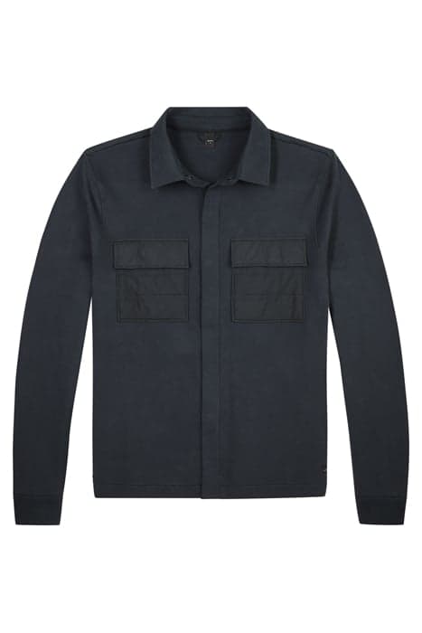 PATTON | SWEAT SHIRT JACKET DARK NAVY by WAHTS