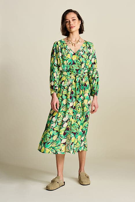 DRESS - LEMON TREE CRINKLE MULTI COLOUR by POM Amsterdam