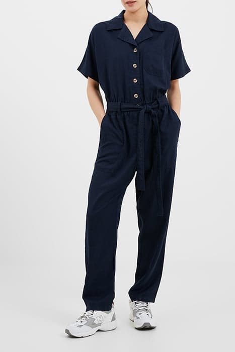 ELKIE TWILL BOILER SUIT BLUE by French Connection