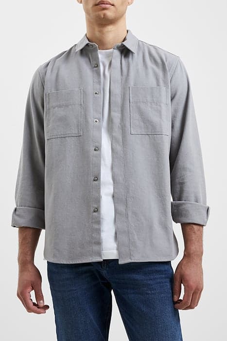 CANVAS SHIRT BLACK by French Connection