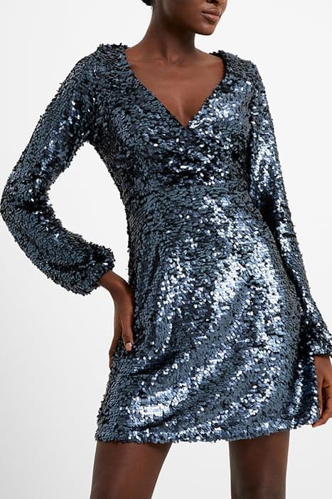 BISMA SEQUIN WRAP DRESS MISC. by French Connection