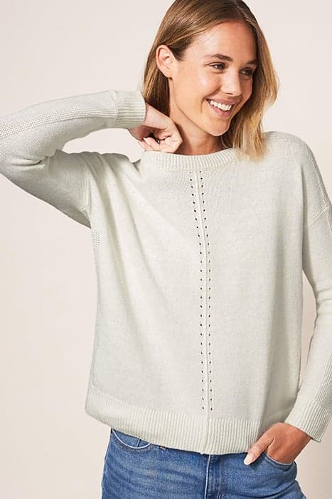 TILLY JUMPER NATURAL WHITE by White Stuff