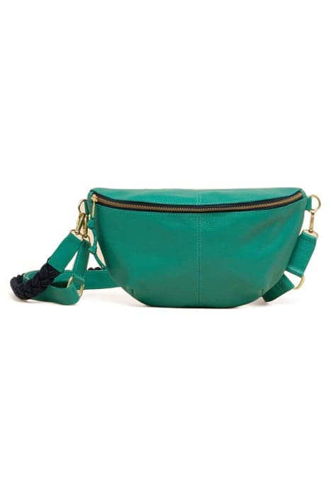 SEBBY LEATHER SLING BAG BRIGHT GREEN by White Stuff