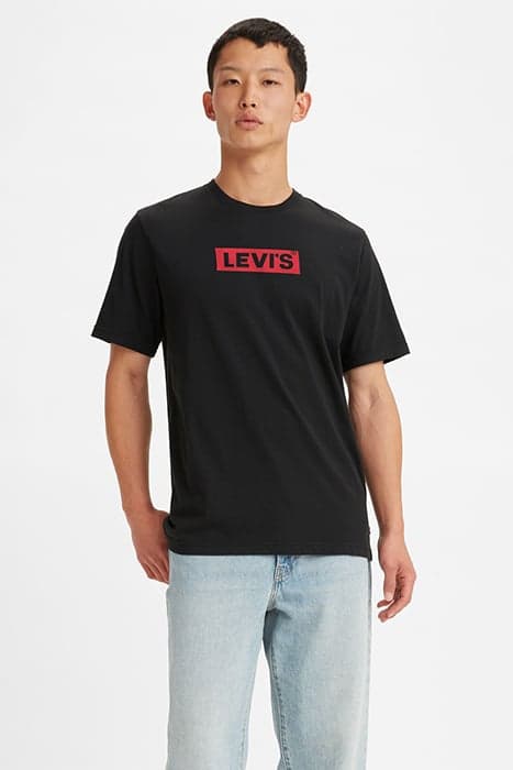 SS RELAXED FIT TEE BOXTAB CAVIAR GRAPH by Levi's