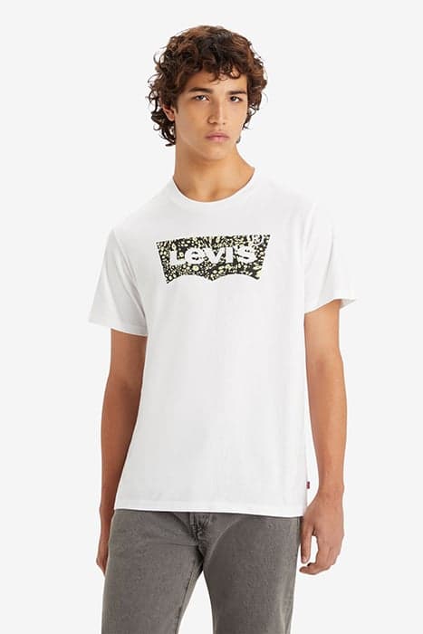 GRAPHIC CREWNECK TEE BW FLORAL FILL WHIT by Levi's