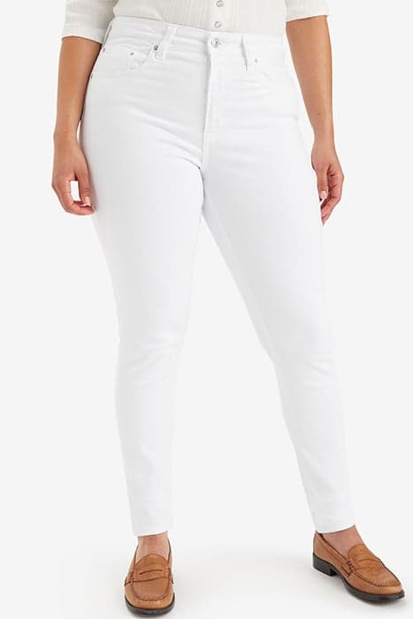 721 HIGH RISE SKINNY WESTERN WHITE by Levi's