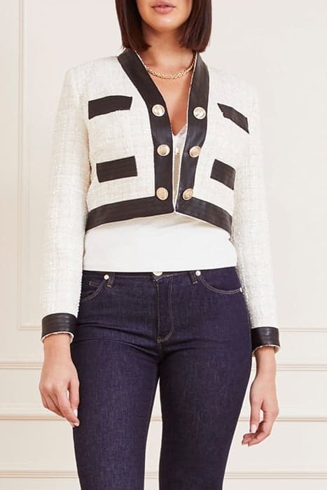 MARIKA SHORT JACKET PALE PEARL MULTI by Marciano by Guess