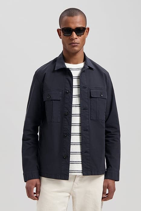 DS_MAVERICK CARGO OVERSHIRT DK. NAVY by Dstrezzed