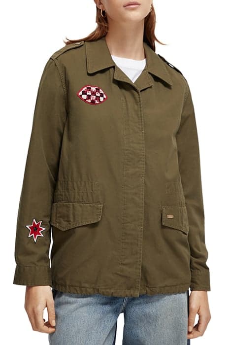 EMBROIDERED FESTIVAL JACKET MILITARY by Scotch & Soda