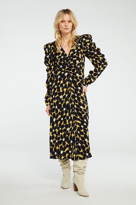 VERA DRESS DIJON YELLOW/BLACK by Fabienne Chapot