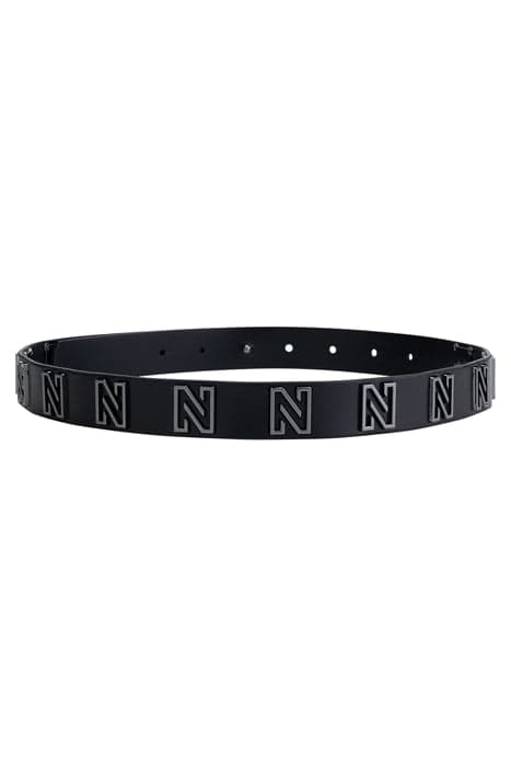 ALL-OVER N-STUD HIP BELT BLACK/GUN METAL by NIKKIE