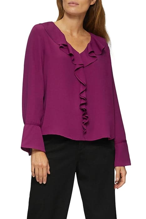 S.OLIVER BLOUSES DARK PINK by s. Oliver