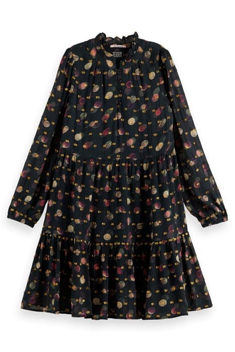 GIRLS WIDER-FIT ALL-OVER PRINTED DRESS PLANETS by Scotch & Soda