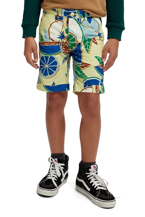 BOYS ALL-OVER PRINTED CHINO SHORTS FRUITS ALLOVER by Scotch & Soda