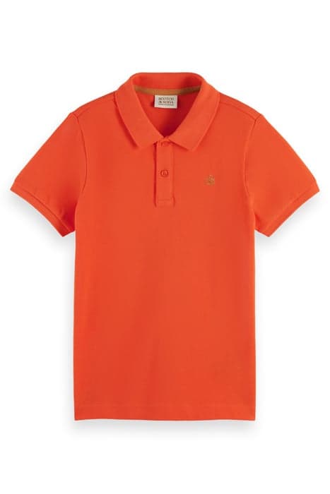 BOYS SHORT-SLEEVED CLASSIC POLO LAVA by Scotch & Soda